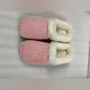 Charter club Women'sFaux-Fur-Trim Hoodback Boxed Slippers